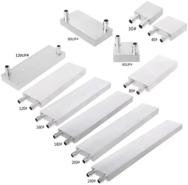 Alt view image 3 of 7 - Aluminum Water Cooling Block 1pc Aluminum Alloy Water Cooling Block Radiator Heat Sink(180)