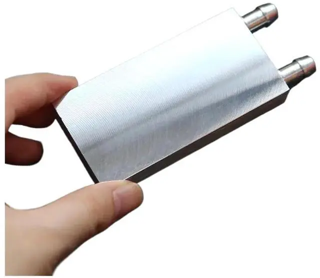 Alt view image 5 of 7 - Aluminum Water Cooling Block 1pc Aluminum Alloy Water Cooling Block Radiator Heat Sink(180)