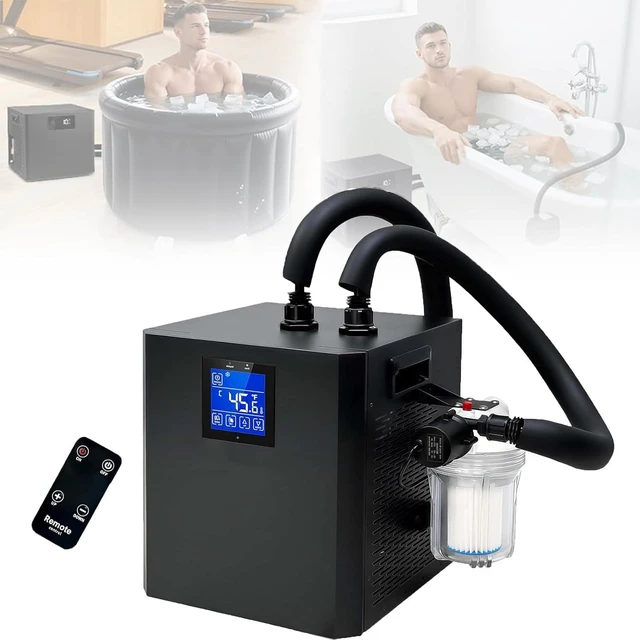 Main image of Water Chiller for Cold Plunge - Ice Bath Tubs Cold Plunge Chiller for Recovery Athletes & Home Use-Cooling System Cold Bath Restores Ice Bath Chiller with Filter, Pump