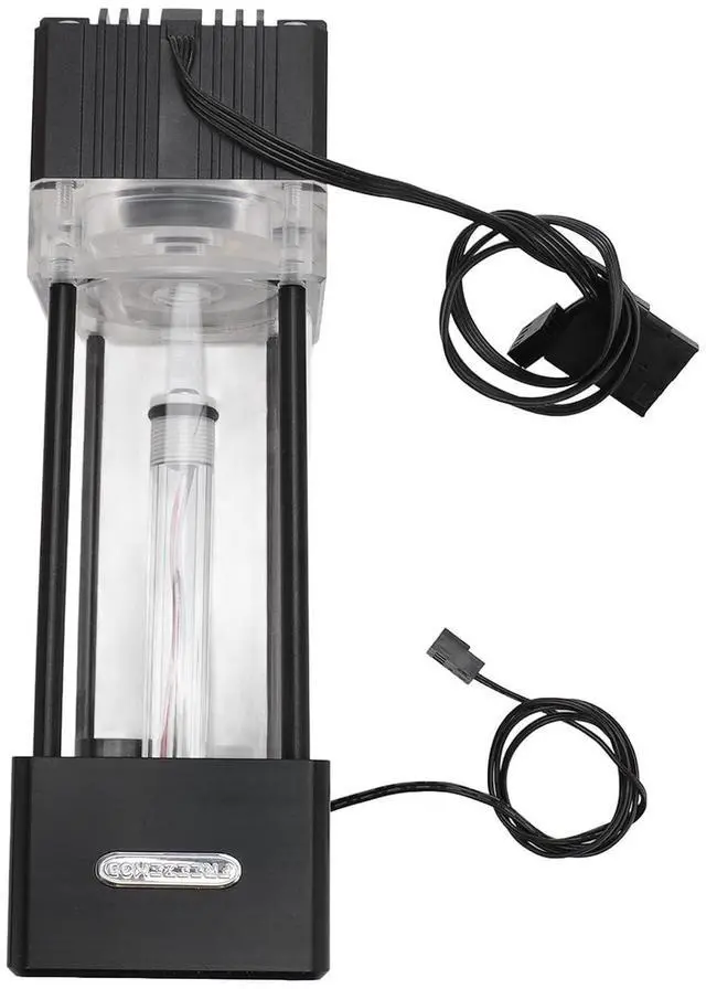 Alt view image 4 of 7 - Pomya PC Water Pump Tank, Integrated 216 Ml Water Cooling Pump Tank Easy to Install for The PC