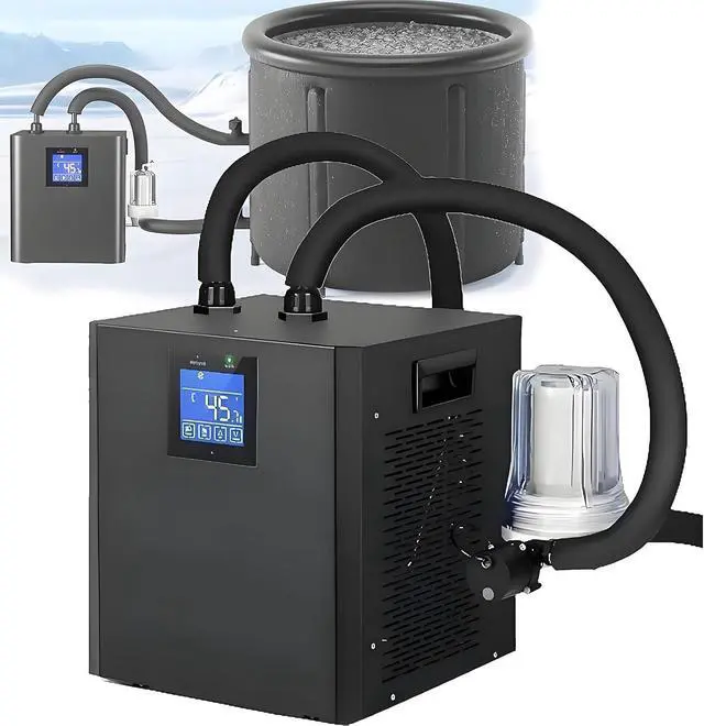 Main image of Upgraded Ice Bath Chiller for Cold Plunge,600W 1/3 HP Ice Bath Chiller with Household Submersible Water Pump,External Filter, Ideal for Cold Bath Plunge Tub