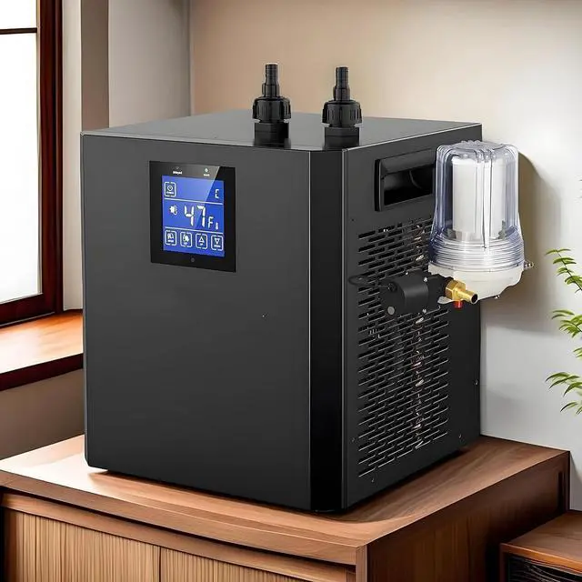 Main image of Ice Bath Chiller Button-Controlled Water Chiller Cold Plunge Chiller with External Filter & Submersible Pump Ice Bath Cold Water Recovery for Recovery Athletes