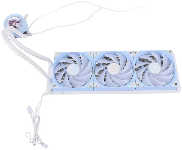 Alt view image 5 of 7 - SENECESLI Argb CPU Liquid Color Hydraulics Hydraulics with Low Noise - Water Cooling Fabrilla for High Performance PC Configuration for Blue and White Game Enthusiasts