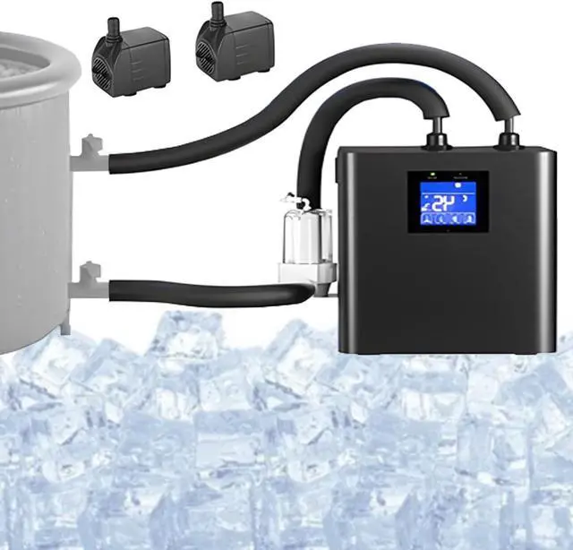 Main image of Ice Bath Water Chiller Quiet Cold Plunge Chiller for Athletes - 0.3P Water Chiller with External Filter & 2 Pump for Ice Bath Cold Therapy Recovery Home Use