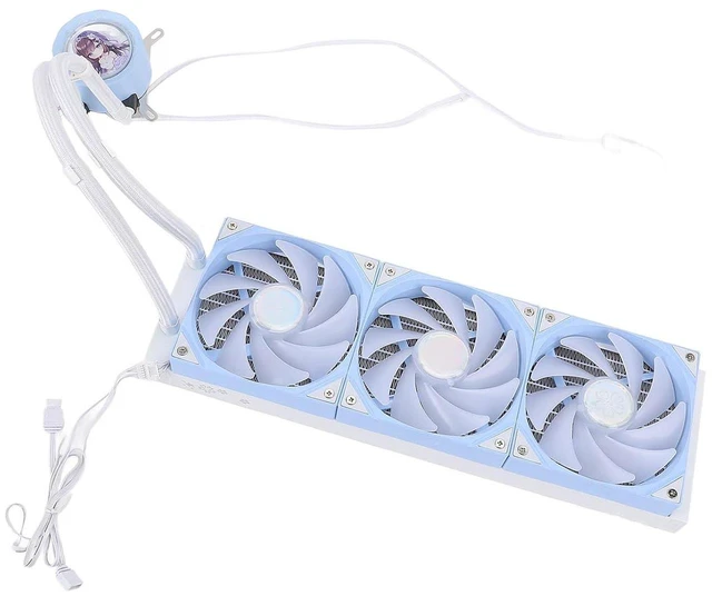 Alt view image 2 of 7 - SENECESLI Argb CPU Liquid Color Hydraulics Hydraulics with Low Noise - Water Cooling Fabrilla for High Performance PC Configuration for Blue and White Game Enthusiasts