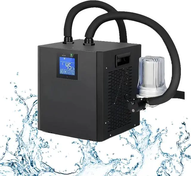 Main image of Upgraded Ice Bath Water Chiller, Cold Plunge Chiller with External Filter, Filter pad, and Pump, Remote Control, for Home and Professional Use Singlewaterpump