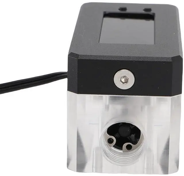 Alt view image 7 of 7 - G1/4 Water Cooling Meter Alarm, Digital Real Time Coolant Temperature RPM Monitor with High Temperature Low RPM Alarm, for PC Water Cooling System