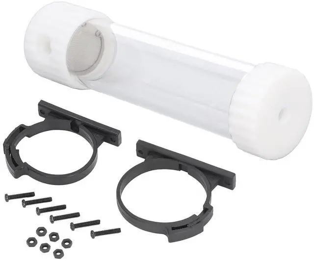 Alt view image 7 of 7 - Water Cooling Reservoir, 515ml PMMA POM Cylindrical CPU Water Cooler Reservoir System Heat Sink Kit, Built in Filter, for PC Computer (White)