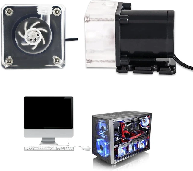 Alt view image 3 of 7 - Brushless Pump,DM600 DCBrushless Water Cooling High Efficiency for Computer CPU Quiet Water Powerful Rate 600L/H
