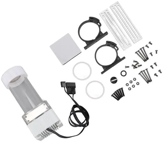 Main image of Water Cooling Pump Tank Water Cooling Pump Tank Mesh Capacity Filtration Pump Household Sine Built in Magnetic Levitation for Water Tank (White)