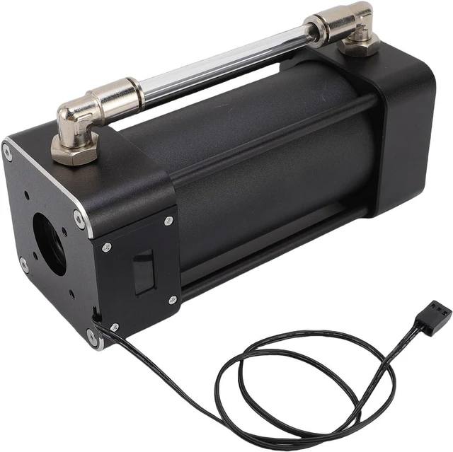 Main image of Luocute 167mm Computer Water Tanking, Water Cooling Pump Tanking with External Observation Window BL G4 G1/4 Thread LCD Temperature Display Computer Cooling Reservoir