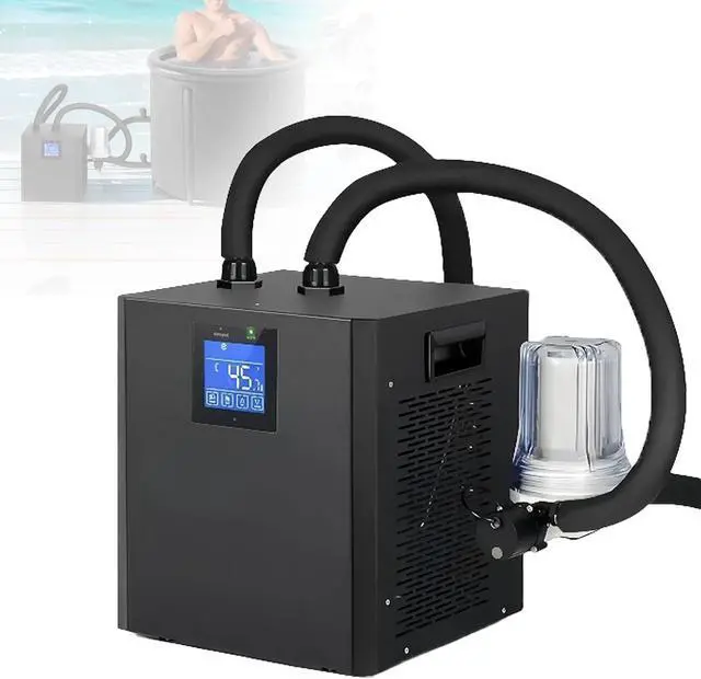 Main image of Cold Plunge Chiller for Tubs, Ice Bath Chiller with Filter and Water Pump, Insulated Hoses Improve Cooling Performance, Recovery Water Cooler for Athletes Doublewaterpumps