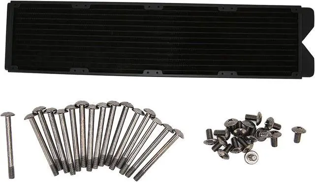 Alt view image 7 of 7 - EBTOOLS 14 Tube G4/1 Copper Heat Sink CPU Cooler, Computer Water Cooling System Radiator for CPU Stability