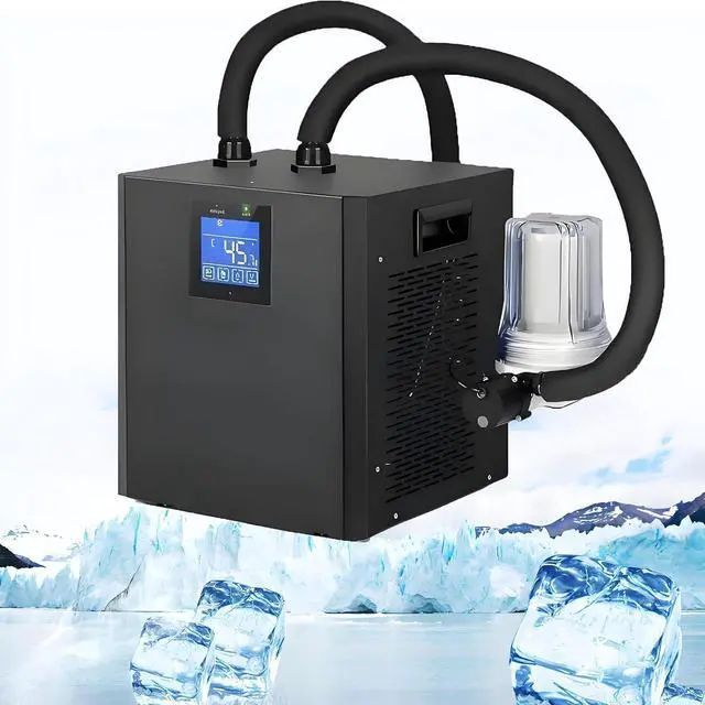 Main image of Ice Bath Water Chiller for Cold Plunge Tubs, 1/3 HP Upgraded Cold Plunge Chiller with External Filter & Pump, Insulated Hoses, for Cold Therapy Recovery Twinpumps
