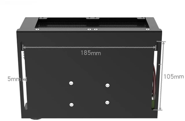 Alt view image 5 of 7 - Water Cooler Tank 300ML 80mm Fan 4000RPM 12V 10W for PC Water Cooling System 600L/H Water Cooling Pump 4 M Pump Head