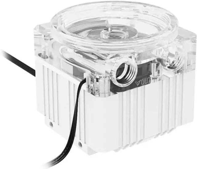 Alt view image 2 of 5 - Computer water cooler magnetic levitation domestic DDC water pump with built-in filtration. PUB-GCDCB-PM(Silver,125mm)