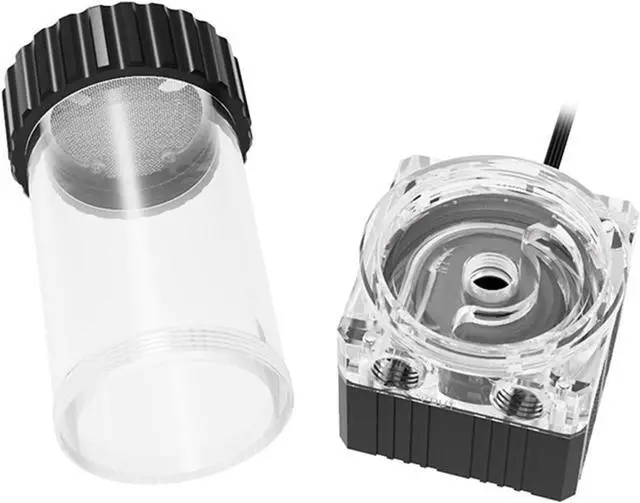 Alt view image 3 of 5 - Computer water cooler magnetic levitation domestic DDC water pump with built-in filtration. PUB-GCDCB-PM(Silver,125mm)