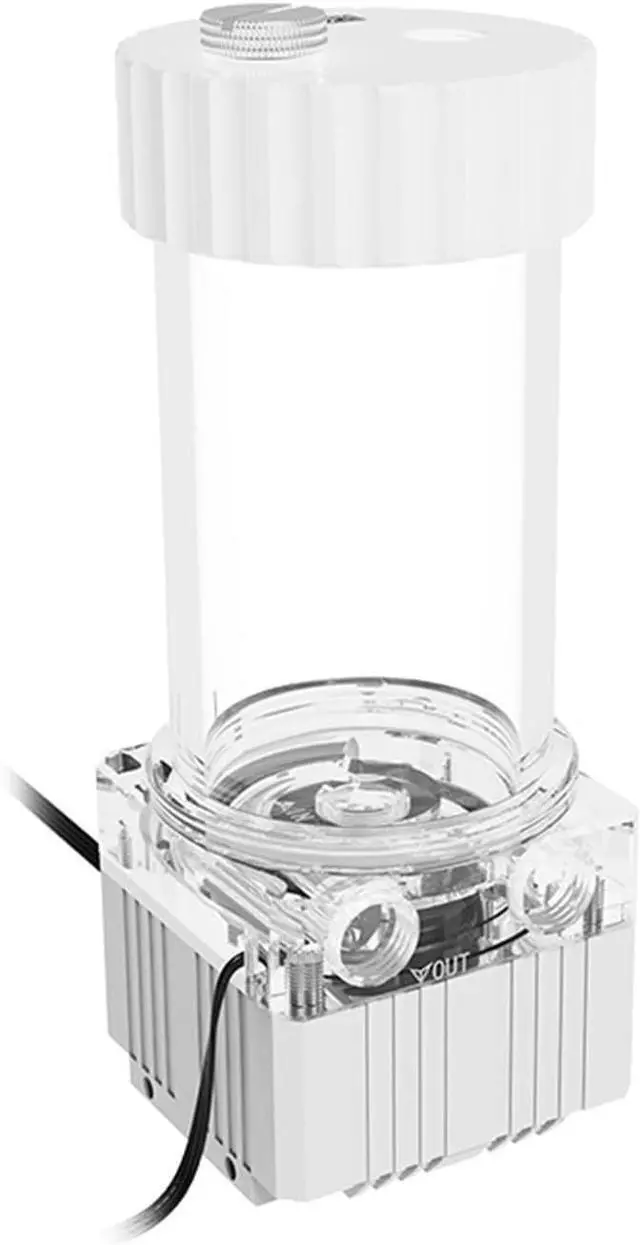 Alt view image 4 of 5 - Computer water cooler magnetic levitation domestic DDC water pump with built-in filtration. PUB-GCDCB-PM(Silver,125mm)