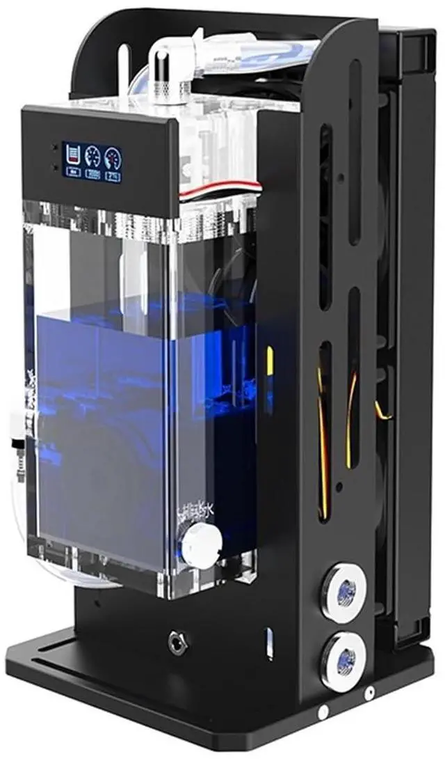 Alt view image 2 of 5 - Industrial Instrument Built-in Water Cooling Module Water Pump Tank Integrated 12V-24V AlarmSLMZ-LS-240S(Without Alarm,12V)