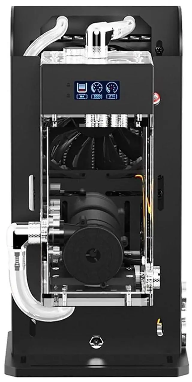 Alt view image 3 of 5 - Industrial Instrument Built-in Water Cooling Module Water Pump Tank Integrated 12V-24V AlarmSLMZ-LS-240S(Without Alarm,12V)