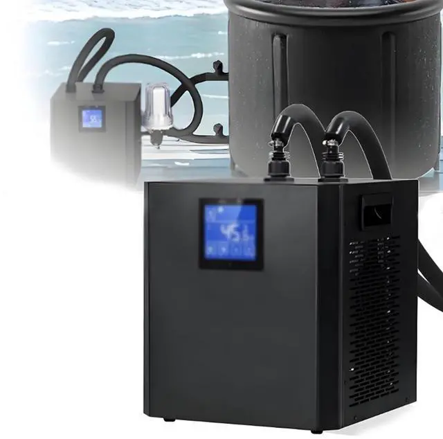 Main image of 0.3HP Cold Plunge Chiller with Filter & Water Pump,Ice Bath Water Chiller for Tubs with Remote Control & Touchscreen Display,Portable Cooling System Recovery Chiller for Home Use DoublePumps