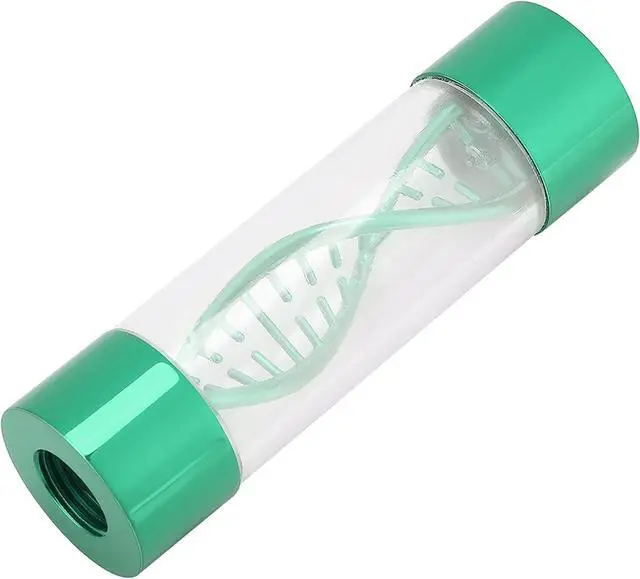 Main image of High Accuracy Water Meter Multiple Color Metal Spiral G1/4 Female Thread for Computer Water Cooling with Gallon Consumption Measurement (Green)