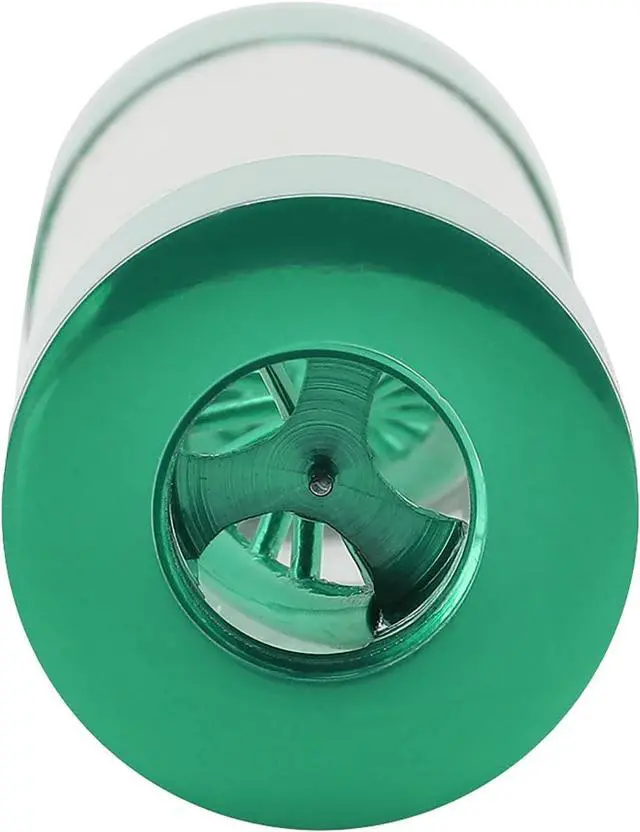 Alt view image 2 of 7 - High Accuracy Water Meter Multiple Color Metal Spiral G1/4 Female Thread for Computer Water Cooling with Gallon Consumption Measurement (Green)