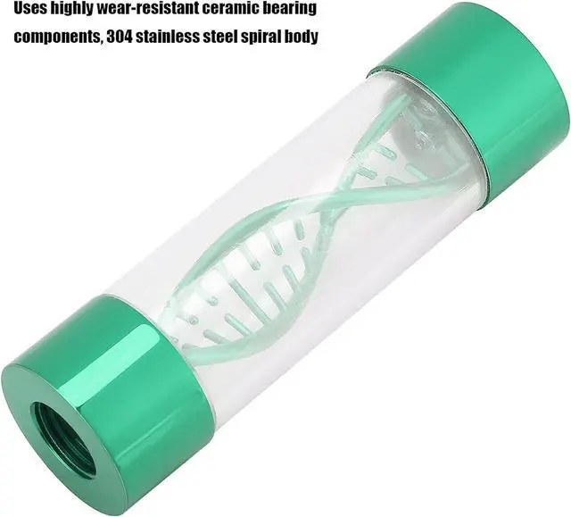 Alt view image 7 of 7 - High Accuracy Water Meter Multiple Color Metal Spiral G1/4 Female Thread for Computer Water Cooling with Gallon Consumption Measurement (Green)