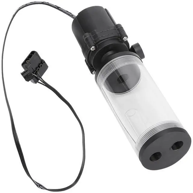 Main image of EBTOOLS CPU Water Cooling System Pump Water Tank, Computer Cooling Tank PC Cylinder Pump System Leakproof Insulating