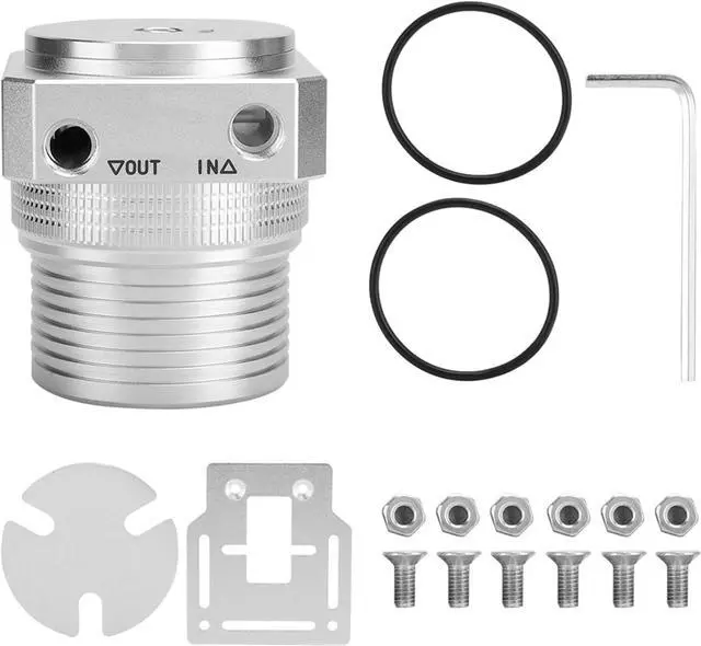 Alt view image 2 of 7 - RiToEasysports Aluminum Alloy Lid for PC Effective Heat Dispersion Water for a Greater Useful Life and Pump Silver Stability