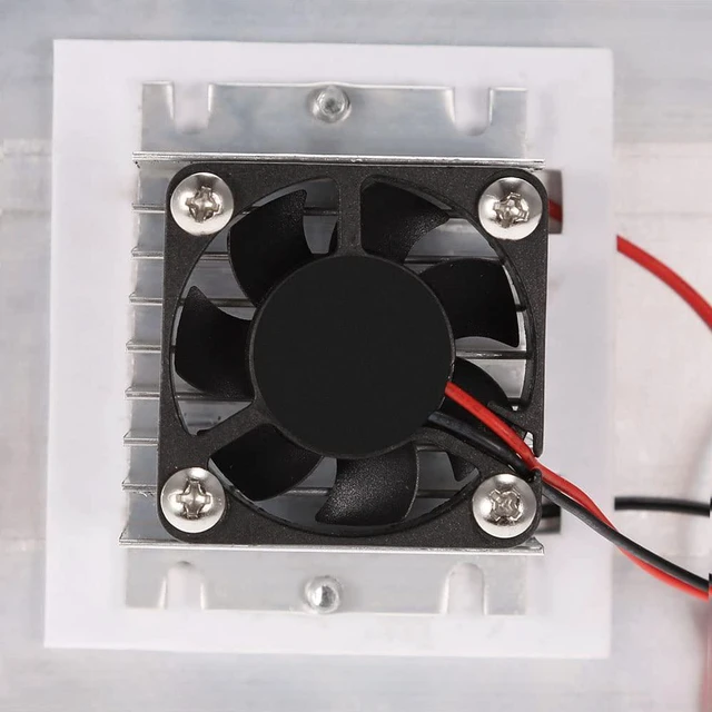 Alt view image 6 of 7 - Ymiko Thermoelectric Peltier Refrigeration Cooling System Kit Semiconductor Cooler Large Radiator Cold Conduction Module Double Fans High Power 120W for DIY Electronics Enthusiasts
