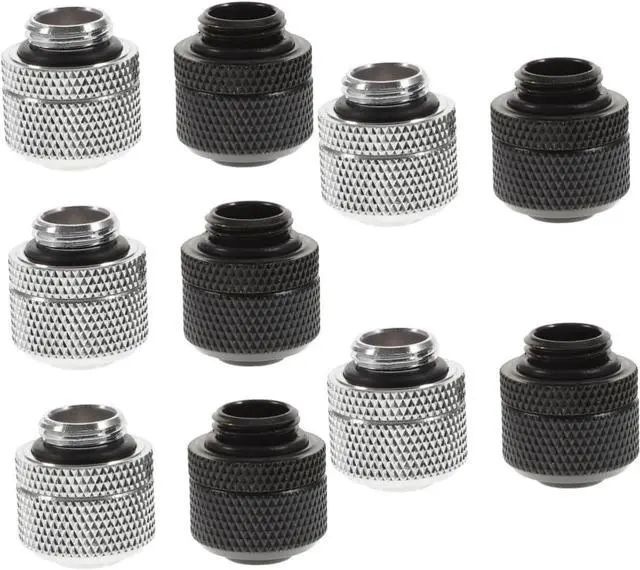 Main image of 10pcs Water Cooling Thread Tube Connectors Fittings for Cooling System Adapters Computer Supply