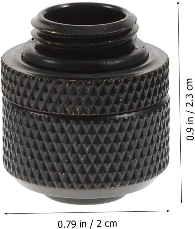 Alt view image 4 of 7 - 10pcs Water Cooling Thread Tube Connectors Fittings for Cooling System Adapters Computer Supply