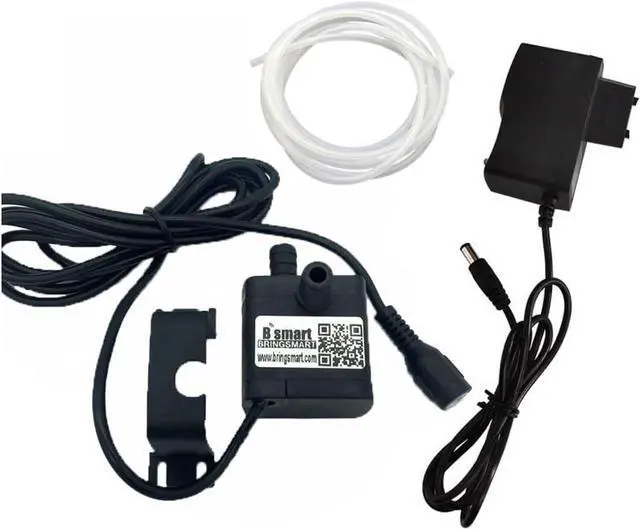 Main image of SR180B 12V DC Micro Water Pump 245-350L/H Computer Cooling Cycle Usage 2.1-3M Low Pressure Silent Brushless(3M Food Grade Hose,180B Package D)