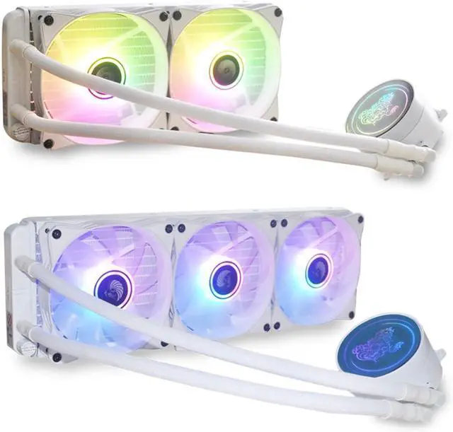 Alt view image 5 of 7 - CPU Liquid Cooler 5V ARGB Water Cooling 240mm/360mm For LGA 2066/2011 2011 115X AM4/AM3+/AM3/FM2+