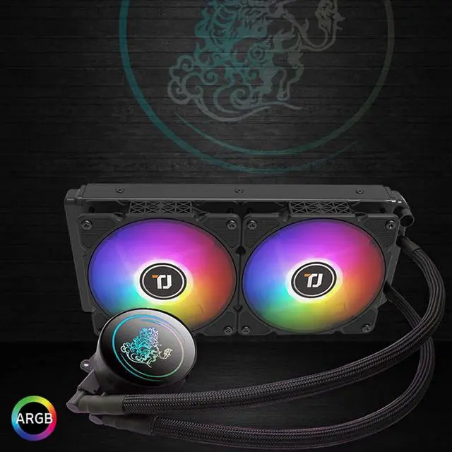 Alt view image 4 of 7 - CPU Liquid Cooler 5V ARGB Water Cooling 240mm/360mm For LGA 2066/2011 2011 115X AM4/AM3+/AM3/FM2+