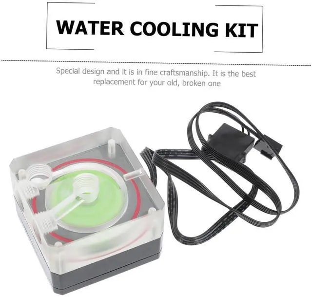 Alt view image 7 of 7 - Water Cooling Pump Cooling System CPU Water Cooler for Computer Heat Exchanger