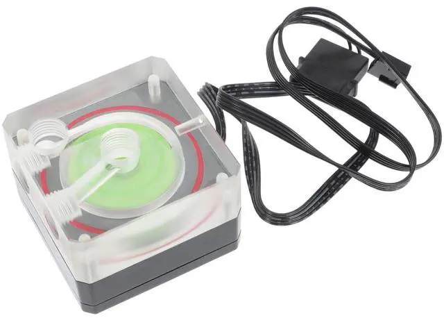 Alt view image 6 of 7 - Mikinona Water Cooling Pump Rate Thread Interface Durable Liquid Cooling System Replacement for DIY