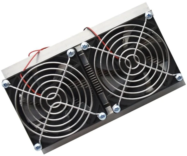 Alt view image 5 of 7 - Ymiko Thermoelectric Peltier Refrigeration Cooling System Kit Semiconductor Cooler Large Radiator Cold Conduction Module Double Fans High Power 120W for DIY Electronics Enthusiasts