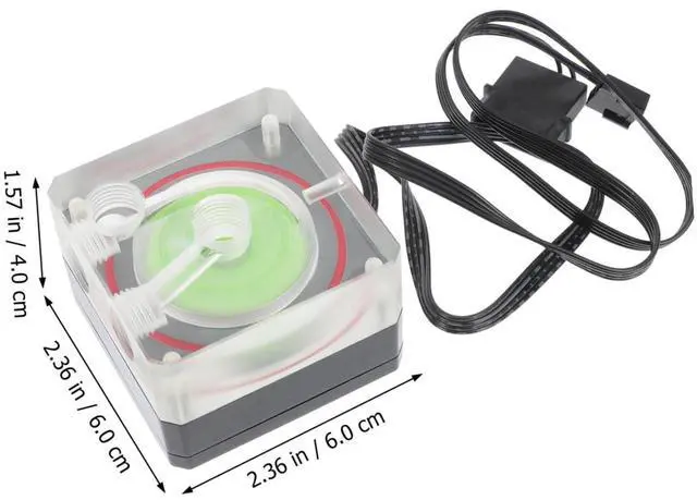 Alt view image 2 of 7 - Happyyami Water Cooling Pump for Cooling System Supports Pwm Rate for CPU