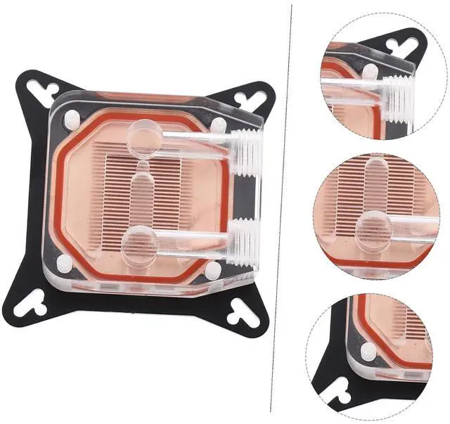 Alt view image 3 of 7 - Happyyami High Performance GPU Water Block with Cover for Efficient Cooling Compatible with Modern Graphics
