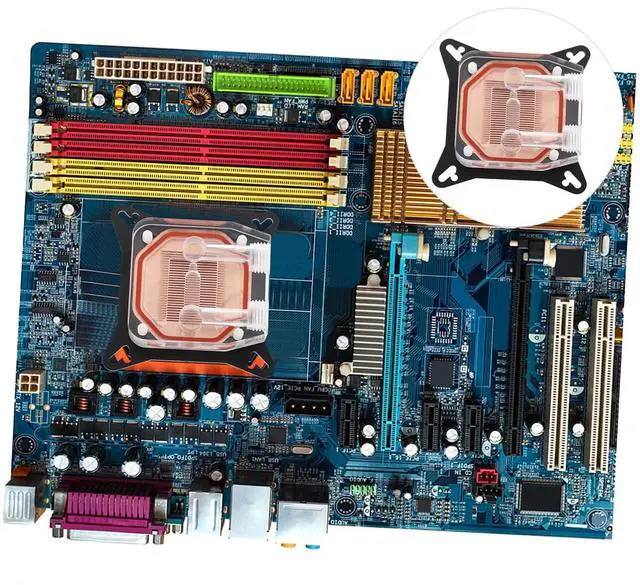 Alt view image 7 of 7 - jojofuny Graphics Card Water Block Copper Base Gpu Cooling Computer Accessory for Water Cooling
