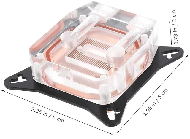 Alt view image 7 of 7 - LABRIMP Copper Base GPU Water Block Water Cooling Accessory for Enhanced GPU Performance Copper Plating Easy