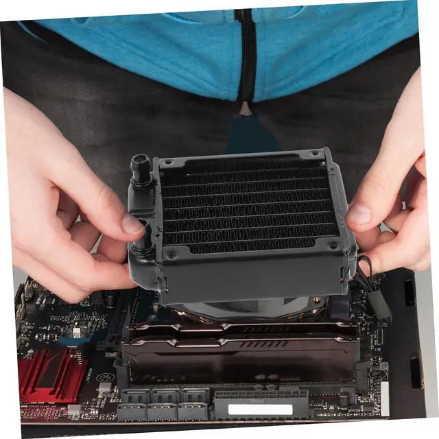 Alt view image 7 of 7 - 3pcs Aluminum Alloy Water Cooling Radiator for Computer CPU Cooling Heat Sink
