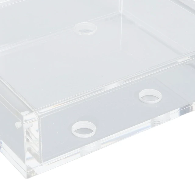 Alt view image 5 of 7 - Computer Water Cooling Reservoir Transparent Acrylic with G1/4 Thread, Durably Material, Installation for PC Water Cooling and Industrial Liquid Storage