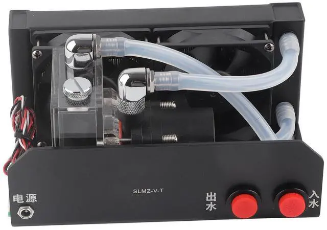Alt view image 5 of 7 - CCPU Cool Water Cooling Pump, High Flow 600L/H, Dual Pump Head, Silent Operation, D Port, 4Pin Compatibility, for Desktop PC, Gaming, and Custom Cooling Systems