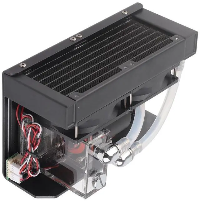 Alt view image 7 of 7 - CCPU Cool Water Cooling Pump, High Flow 600L/H, Dual Pump Head, Silent Operation, D Port, 4Pin Compatibility, for Desktop PC, Gaming, and Custom Cooling Systems
