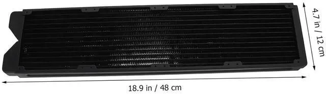 Alt view image 4 of 7 - Uonlytech Computer Water Cooling Radiator for CPU Heat Exchanger Copper Tubing for Gpu Cooling