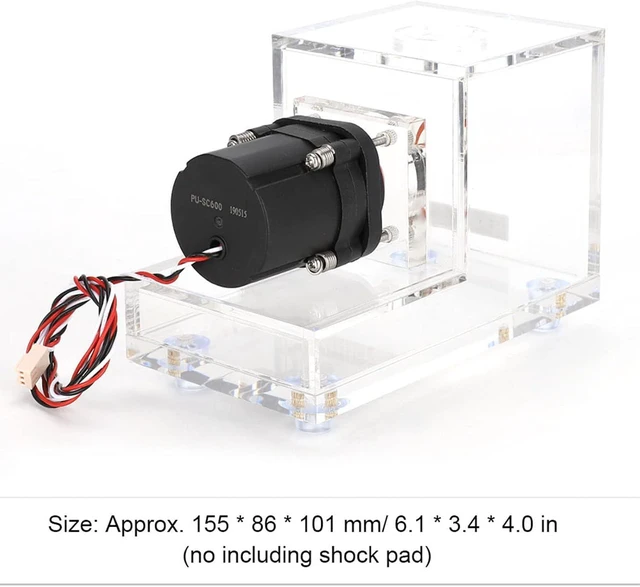 Alt view image 3 of 7 - Acrylic Water Cooling Tank SC600 Pump 600LH for DIY Water Cooled PC Builders