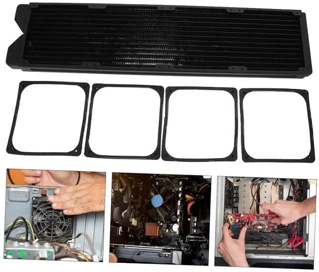 Alt view image 6 of 7 - Uonlytech Computer Water Cooling Radiator for CPU Heat Exchanger Copper Tubing for Gpu Cooling